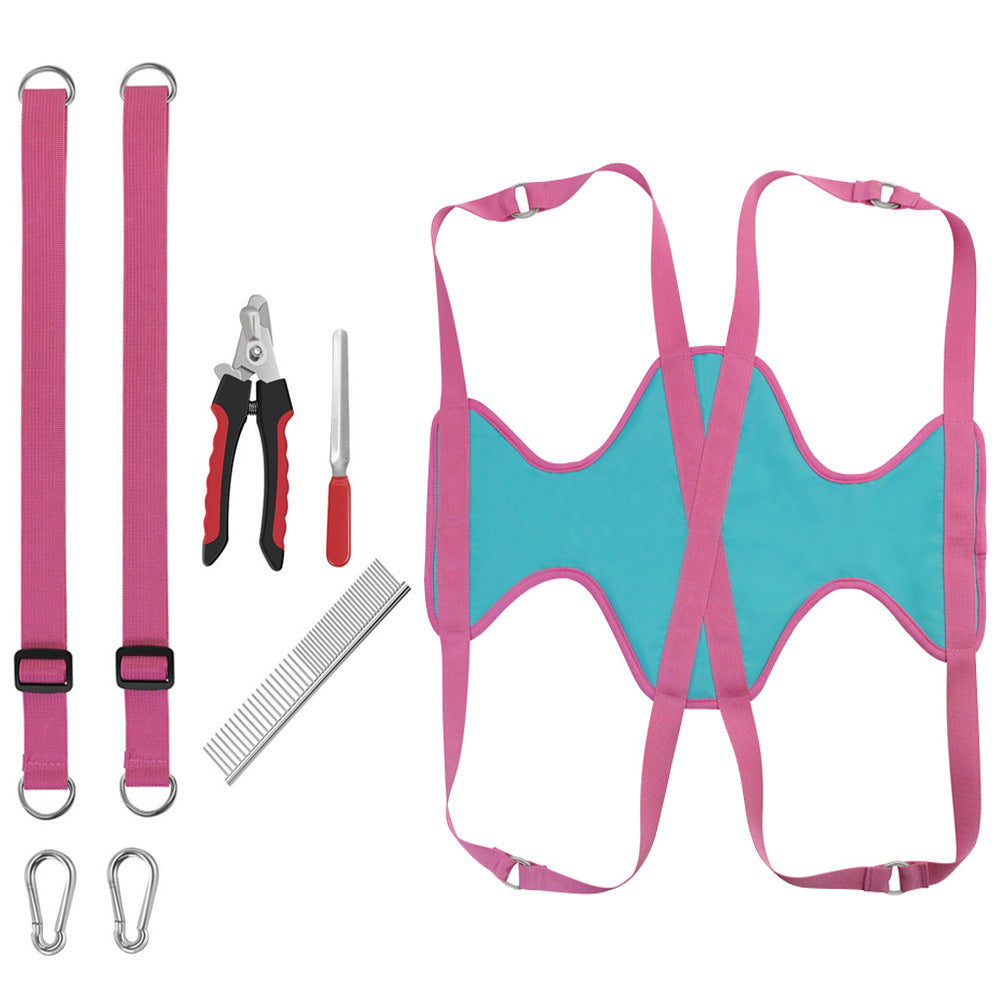 Arnés de hamaca para mascotas + kit de cortauñas