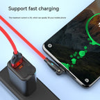 Cable de datos flexible de 180 grados con carga rápida