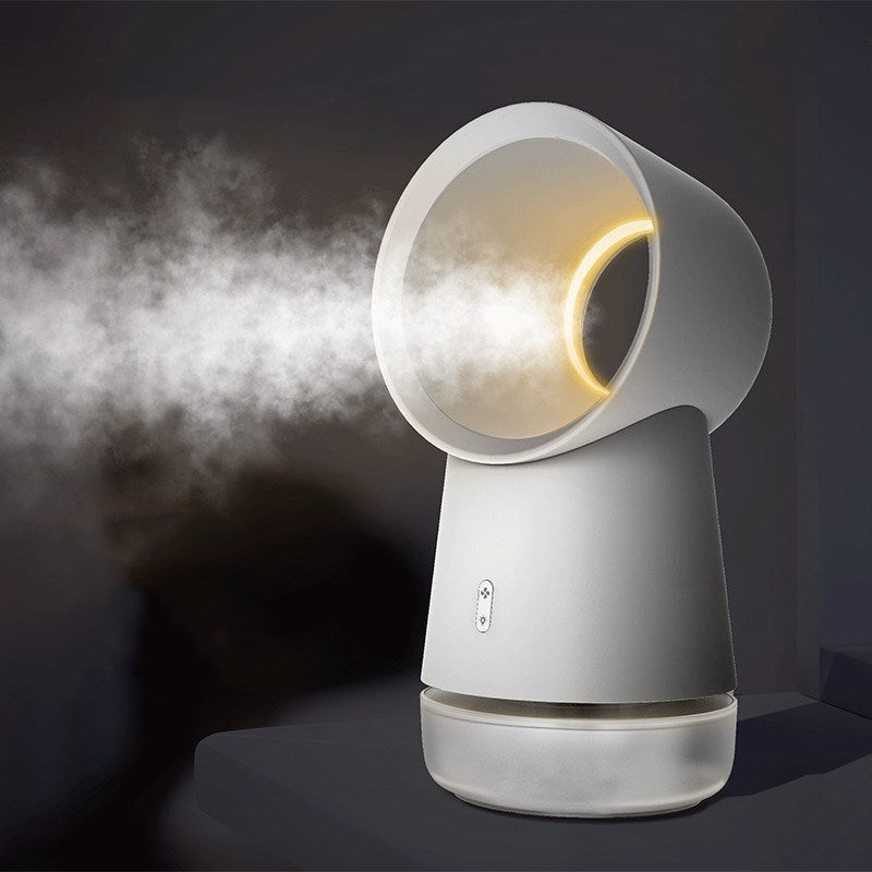 Humidificador y ventilador sin aspas