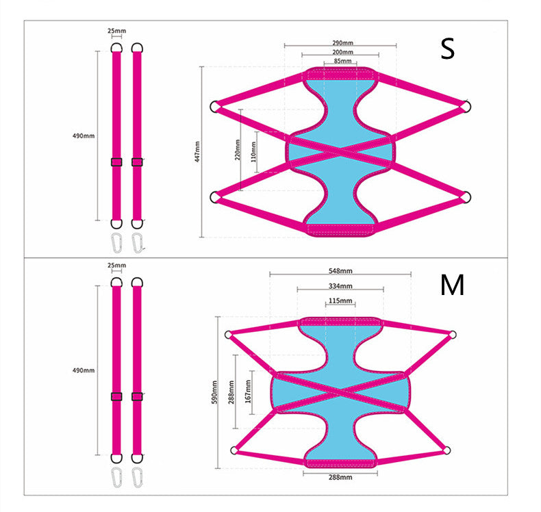 Arnés de hamaca para mascotas + kit de cortauñas